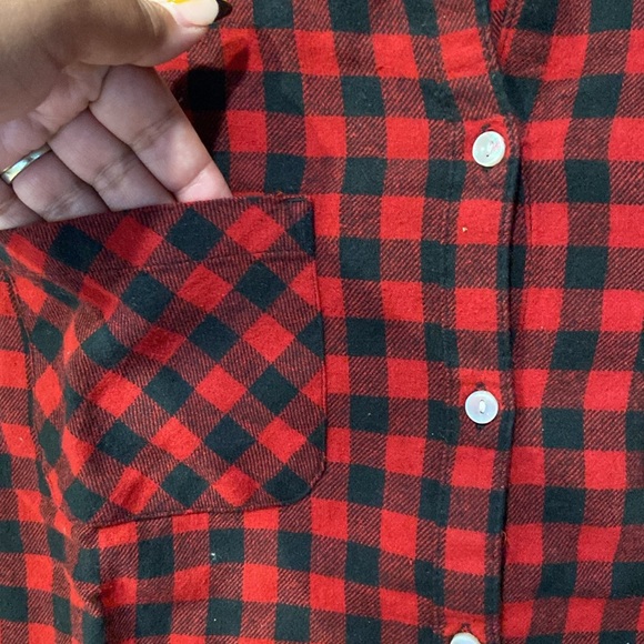 Croft & Barrow super soft flannel button down size L NWT!! - Picture 4 of 10
